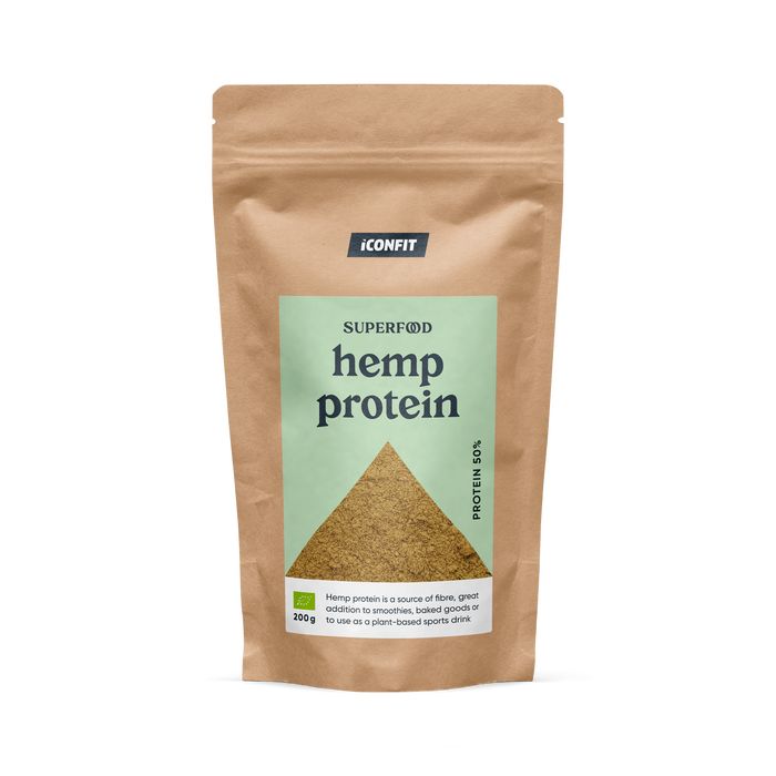 ICONFIT Superfoods Organiczne Białko Konopne 50% 200g