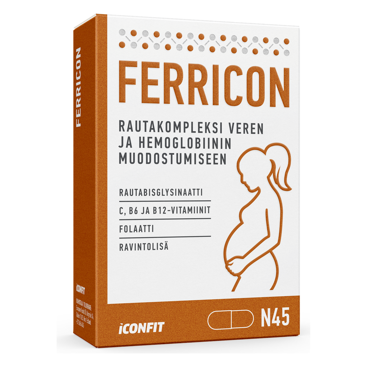 ICONFIT Ferricon (45 kapsulas)